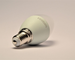 Світлодіодна лампа Vestum C37 6W 4100K 220V E14 1-VS-1303