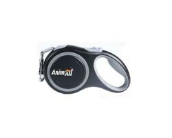 Поводок-рулетка AnimAll для собак весом до 50 кг, 5 м, серый
