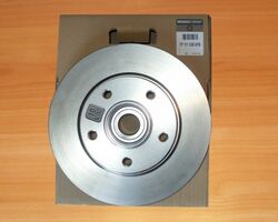 Гальмівний диск задній ( з підшипником ) ORIGINAL на 1.9 / 2.0 / 2.5dci - RENAULT TRAFIC / OPEL VIVARO