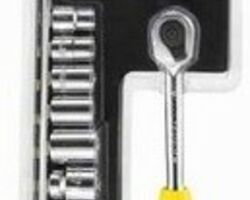 0-94-610 набор головок торцевых 1/4" с рукояткой с храповым механизмом "MicroTough" (10 предметов)