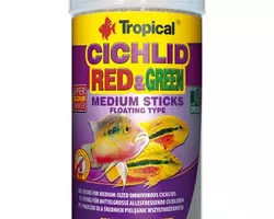 Корм Tropical Cichlid Red & Green Medium Sticks 1 л
