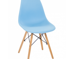 Крісло для кухні на ніжках Bonro ВN-173 FULL KD голубе