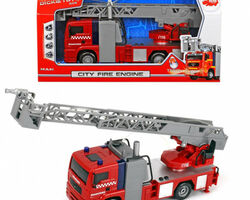 Пожежна машинка City Fire Engine 31 см з водою Dickie 3715001