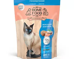 Сухий корм для дорослих котів «Морський коктейль» CAT ADULT Гіпоалергенний 400 г