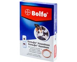 Ошейник Bayer Bolfo против блох и клещей для кошек и собак, 35 см