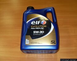 Моторна олія ELF Evolution Full - Tech FE 5W30 ( 5 літрів ) - RENAULT TRAFIC / OPEL VIVARO