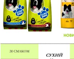 Сухой Корм для Собак EURO DOG с Птицей, 10 кг