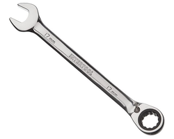 Ключ комбінований із тріскачкою 17 мм, CrV, PROF DIN3113 INTERTOOL XT-1317