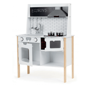 Дитяча кухня дерев'яна ігрові Ecotoys PLK537, звукові та світлові ефекти