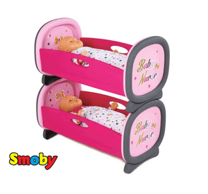 Подвійна колиска ліжечко для ляльки Baby Nurse Gold Edition Smoby 220314