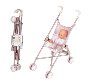 Коляска-тростинка Baby Nurse 'Рожева пудра', 50х24,5х57 см, 2+