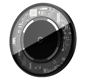 Бездротовий зарядний пристрій Baseus Simple Magnetic Прозорий (WXJK-E02)