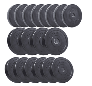Набір композитних дисків Elitum Titan 100 кг для гантелей та штанг №2