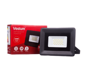 Світлодіодний прожектор Vestum 20W 1800Лм 6500K 185-265V IP65 1-VS-3002