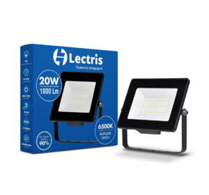 Світлодіодний прожектор Lectris 20W 1800Лм 6500K 185-265V IP65 1-LC-3002