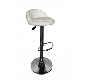 Барний стілець зі спинкою Bonro B-075 білий