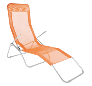 Крісло-шезлонг Jumi розкладний помаранчевий