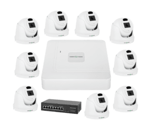 Комплект відеоспостереження на 9 камер GV-IP-K-W72/09 3MP