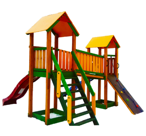Дитячий майданчик Spielplatz на дві гірки