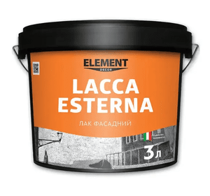 Лак фасадний Lacca Esterna 3л Element