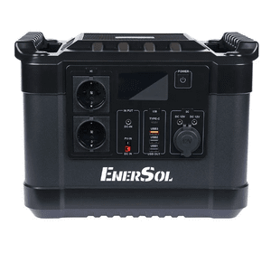 Портативний зарядний пристрій EnerSol EPB-1000N, 1 000 Вт, 3,7 V, 300 Аг, 1 110 Вт/г.