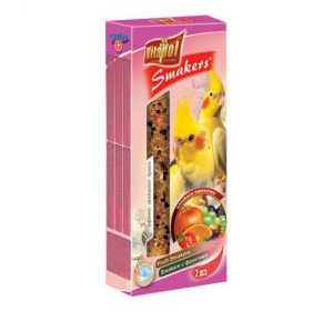 Vitapol (Витапол) Колба для Средних попугаев (Нимфа), ФРУКТЫ (упаковка-2шт). Код: 17594