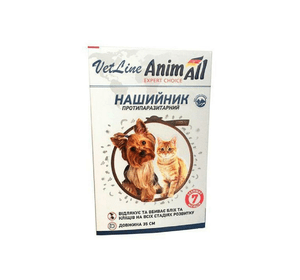 Ошейник противопаразитный AnimАll VetLine для кошек и собак, 35 см