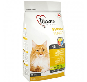 1st Choice (Фест Чойс) сухой супер премиум корм для пожилых или малоактивных котов