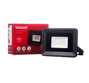 Світлодіодний прожектор Vestum 10W 900Лм 6500K 185-265V IP65 1-VS-3001