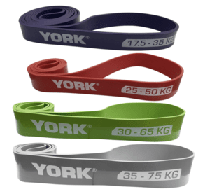 Набір резинок для фітнесу York Fitness 4 шт (17,5 - 65 кг)