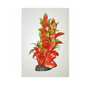 Пластиковое растение для аквариума 3115  red