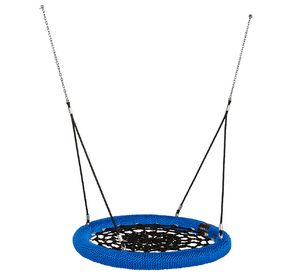Гойдалка Гніздо KBT Rosette 120 см для громадського користування (4 розвітки) Синьо-чорний