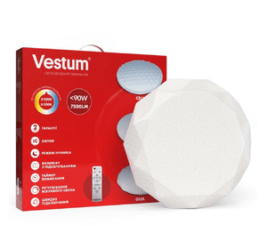 Світильник SMART Vestum GEM 90W 480*90мм 3000K-6500К, 7500Lm з д/у