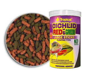 Корм Tropical Cichlid Red&Green Large Sticks