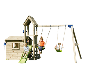 Дитяча ігрова вежа з будиночком Blue Rabbit LOOKOUT + SWING