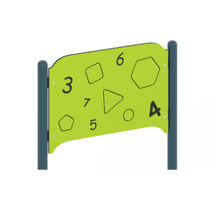 Ігрова панель HDPE для дитячого майданчика — Числа