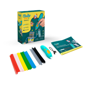 3D-ручка 3Doodler Start Plus для дитячої творчості базовий набір — КРЕАТИВ (72 стрижня)
