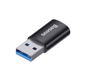 Перехідник Baseus Ingenuity Mini OTG USB 3.1 to Type-C Чорний (ZJJQ000101)