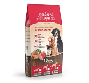 Сухий корм для дорослих собак малих порід «М'ясне асорті» Універсальний, 10 кг