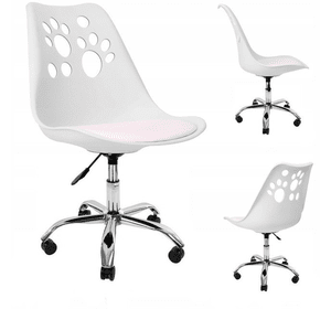 Крісло офісне, комп&apos;ютерне Bonro B-881 біле