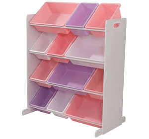 Меблі для зберігання KidKraft 15450 (бузково-рожеві) – 12 поличок