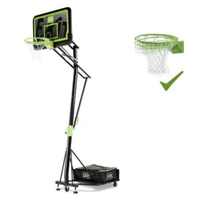 Стійка баскетбольна мобільна EXIT Galaxy black + кільце з амортизацією