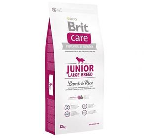 Brit Care Junior Large Breed Lamb & Rice. Брит корм для щенков крупных пород с ягненком и рисом. 12 КГ