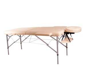 Масажний стіл inSPORTline Tamati 2-Piece Aluminium, чорний