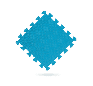 Мат-пазл дитячий килимок-пазл WCG EVA 30х30х1см блакитний