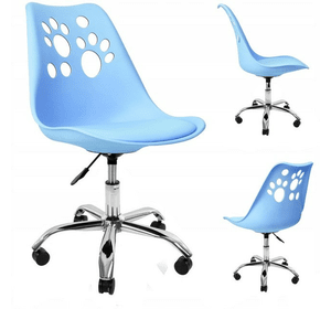 Крісло офісне, комп&apos;ютерне Bonro B-881 голубе