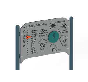 Ігрова панель HDPE для дитячого майданчика — Погода