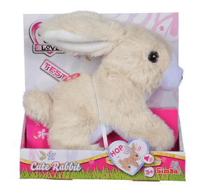 Іграшка CCL Кролик, що ходить, пищить, ворушить вухами та носиком, 20 см, 3+
