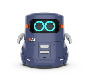Розумний робот із сенсорним керуванням і навчальними картками — AT-ROBOT 2 (темно-фіолетовий, озвуч.