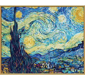 Художній творчий набір 'Зоряна ніч' Вінсента ван Гога, 40х50 см, 12+